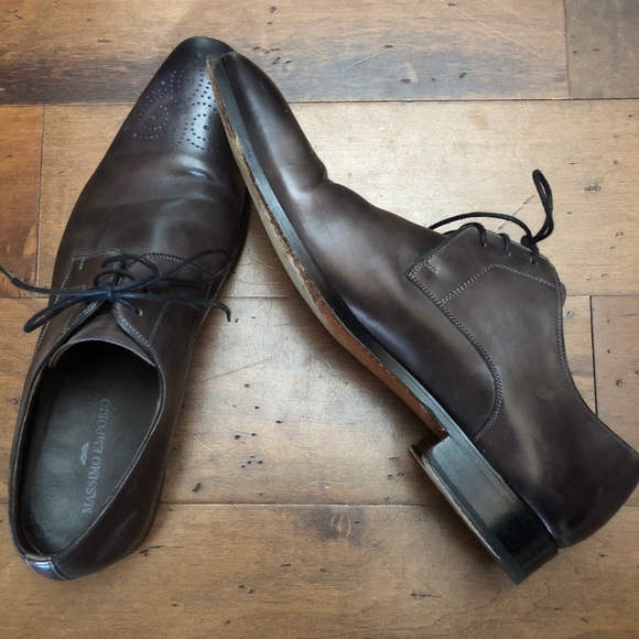 Massimo Emporio Men’s Leather Dress Shoe - Picture 3 of 7